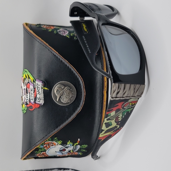 Ed Hardy | Accessories | Vintage Ed Hardy Death Is Certian Ehs5 Biker ...